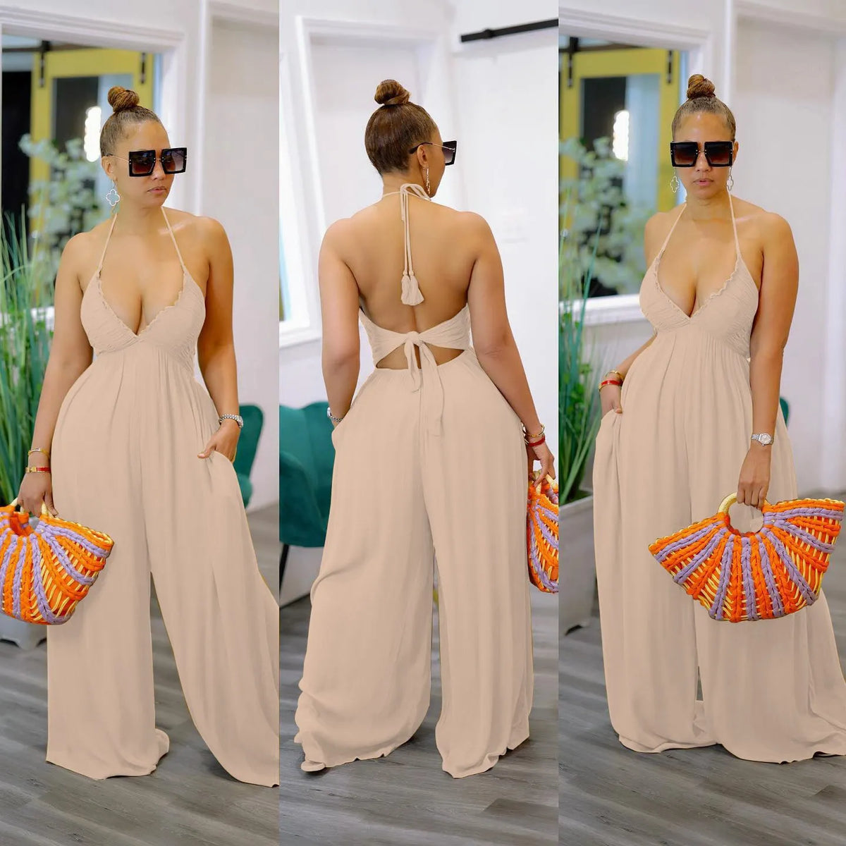 Giving Sexy Backless Jumpsuit (Buy 2 Free Shipping)