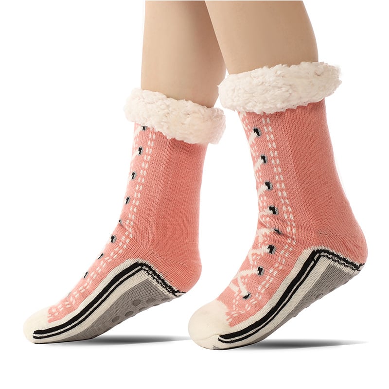 🎅Xmas Sale 49% OFF🎄 Ultra-thick Cashmere Slipper Home Socks