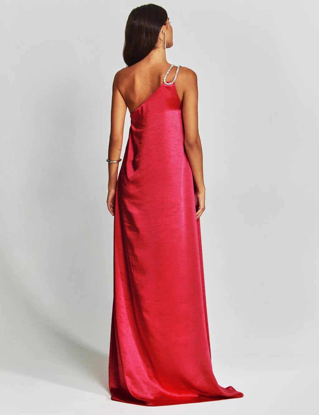 Elegant Satin Evening Gown