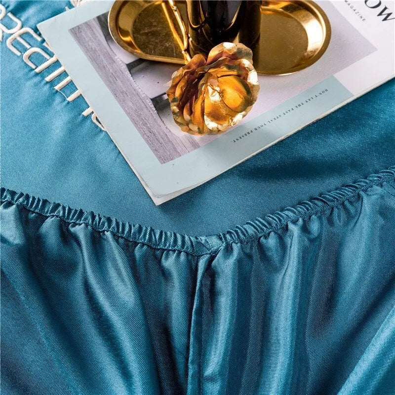 🎁Summer Promotion-Free Pillowcase & 49% OFF🎁-Ice Silk Bed Sheet