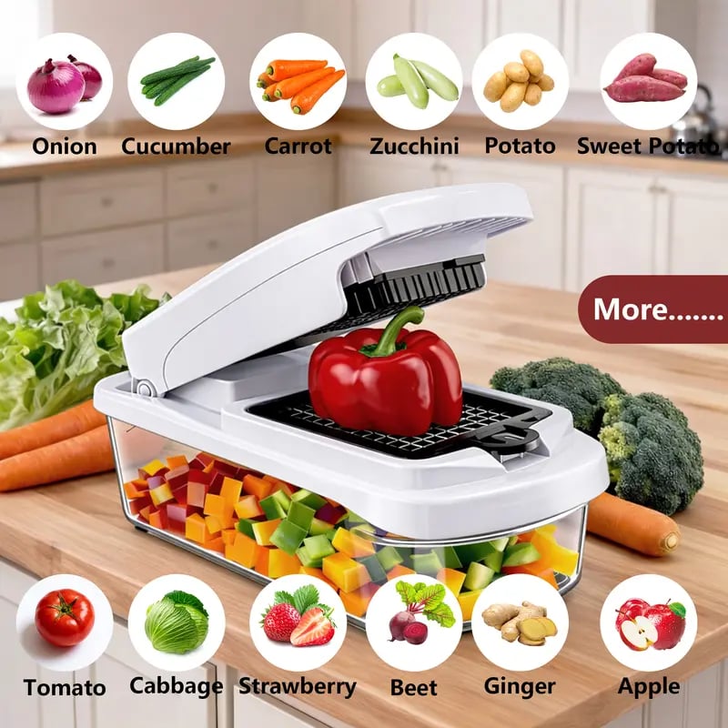 🔥HOT SALE🔥🥗 15-in-1 Vegetable Chopper