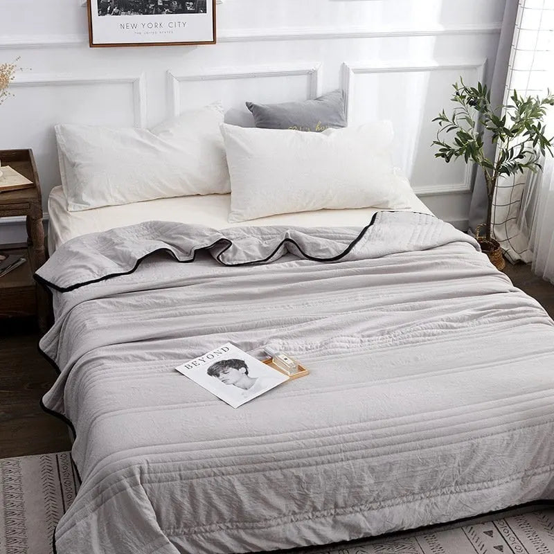 🔥Prime Day 48% OFF-Cool Ice Silk Summer Air  Blanket