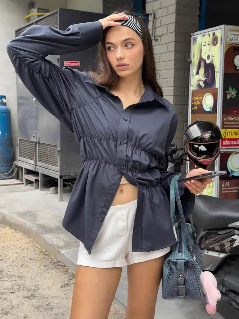 Scrunched Shirt - BUY 2 FREE SHIPPING