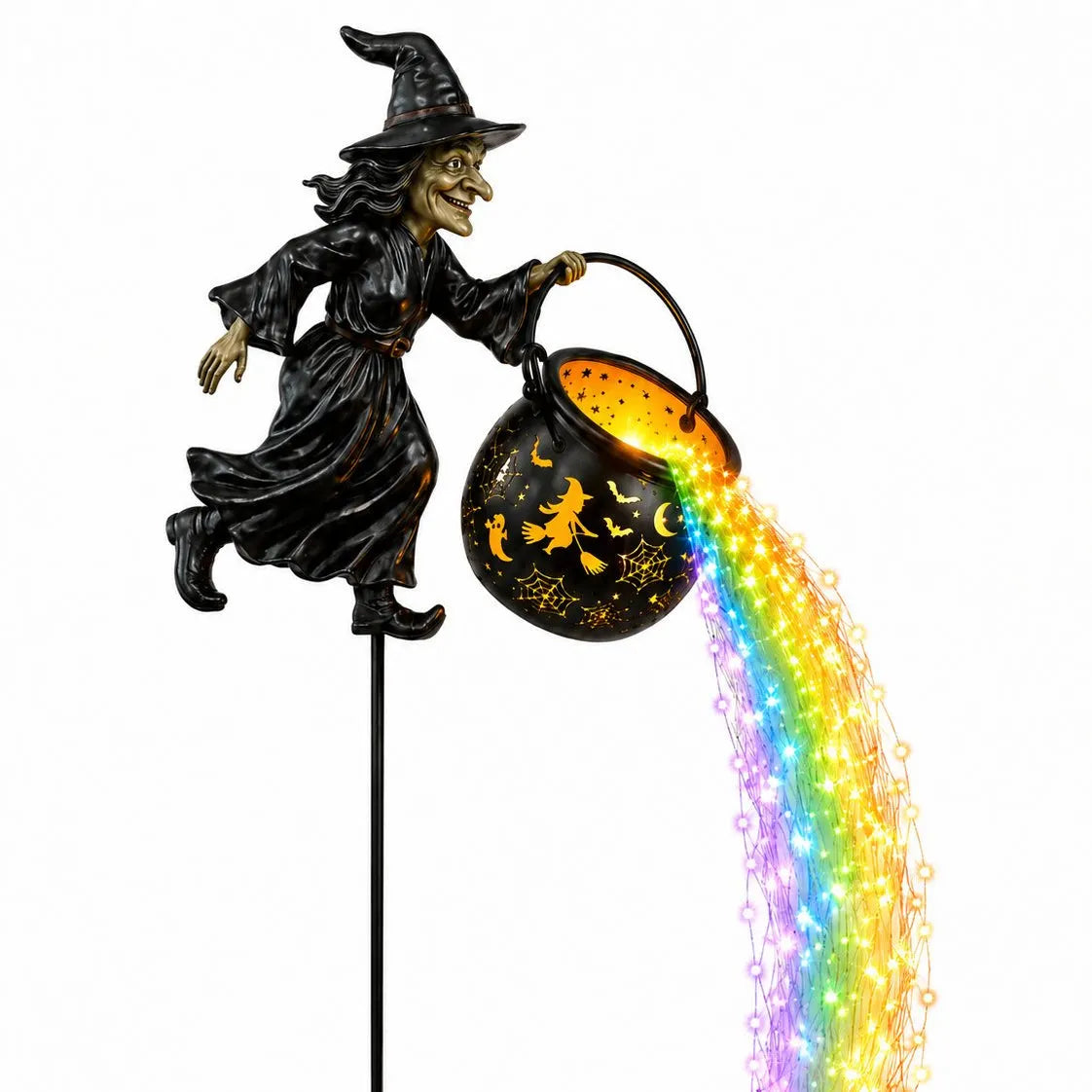 🎃🔥Hot Sale-50% OFF🔥Halloween Witch Cauldron Garden Light