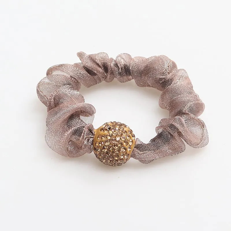 Elegant Rhinestone Mesh Hair Ties ⚡ BUY 2 GET 1 FREE