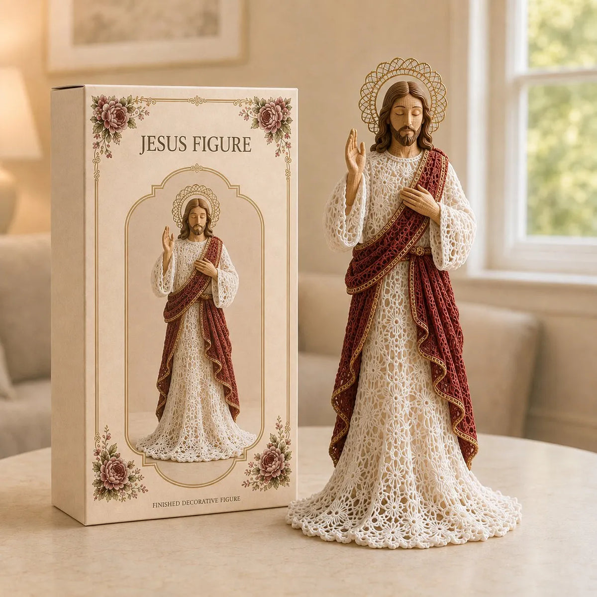 🎉49% OFF – 🙏 Finished Faith-Inspired Lace Figure Collection | Intricate Openwork Details, Graceful Silhouettes & 3 Meaningful Devotional Designs ✨
