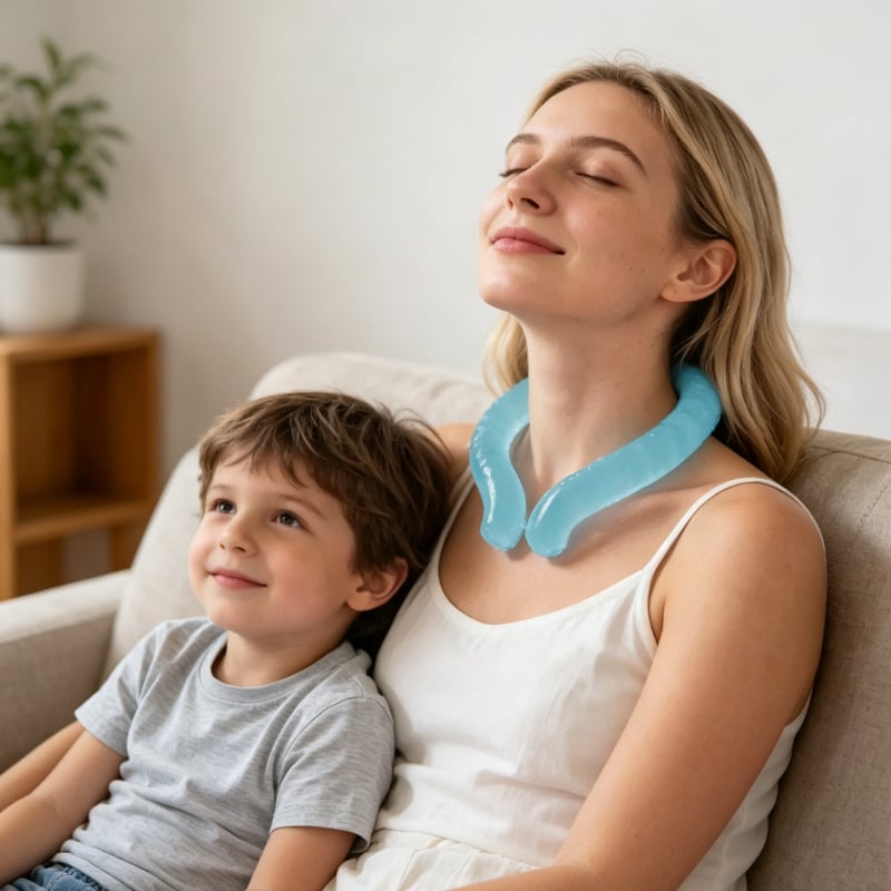 49% OFF – Neck Cooling Tube! Wearable Cold Pack Freezes Below 64°F, Summer Heat Relief for Sports & Indoor 🧊