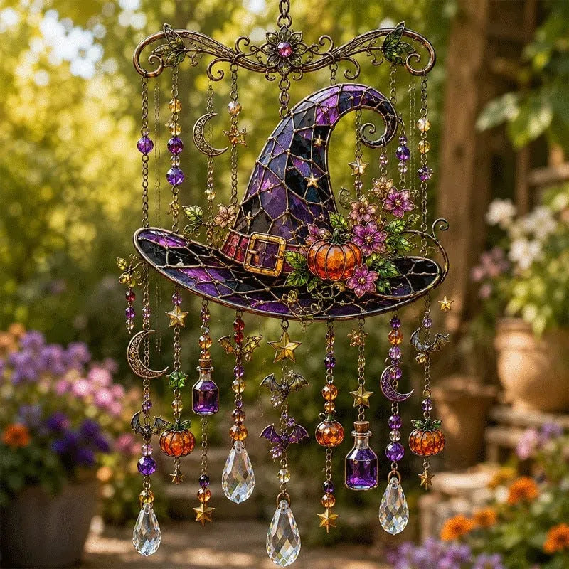 🔥Last Day 49% OFF - 👻✨Halloween-Themed Crystal Wind Chime(📦Buy 2 Free Shipping)
