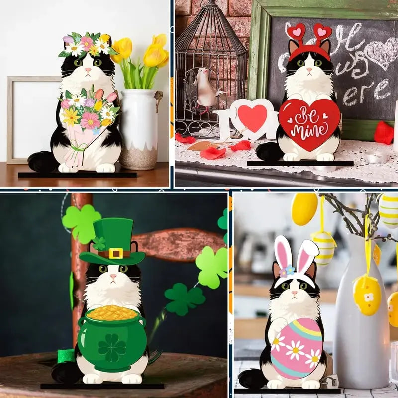🐣 Easter Special | Interchangeable Wooden Animal Decor