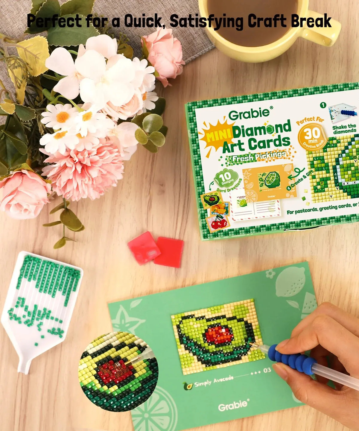Mini Diamond Art Cards – Create Sparkling Mini Masterpieces in 30 Minutes