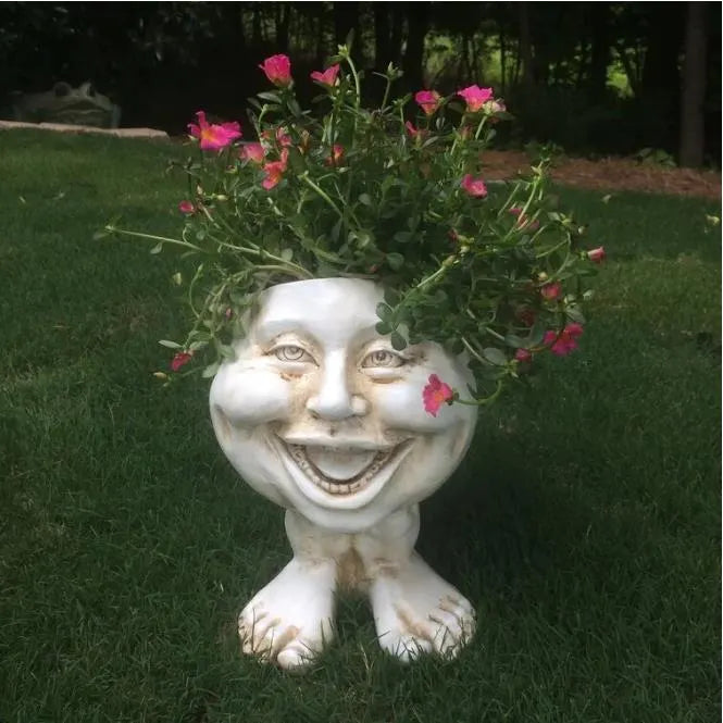🖤Black Friday Deal 49% OFF🎊 - Mugglys Face Statue Planter