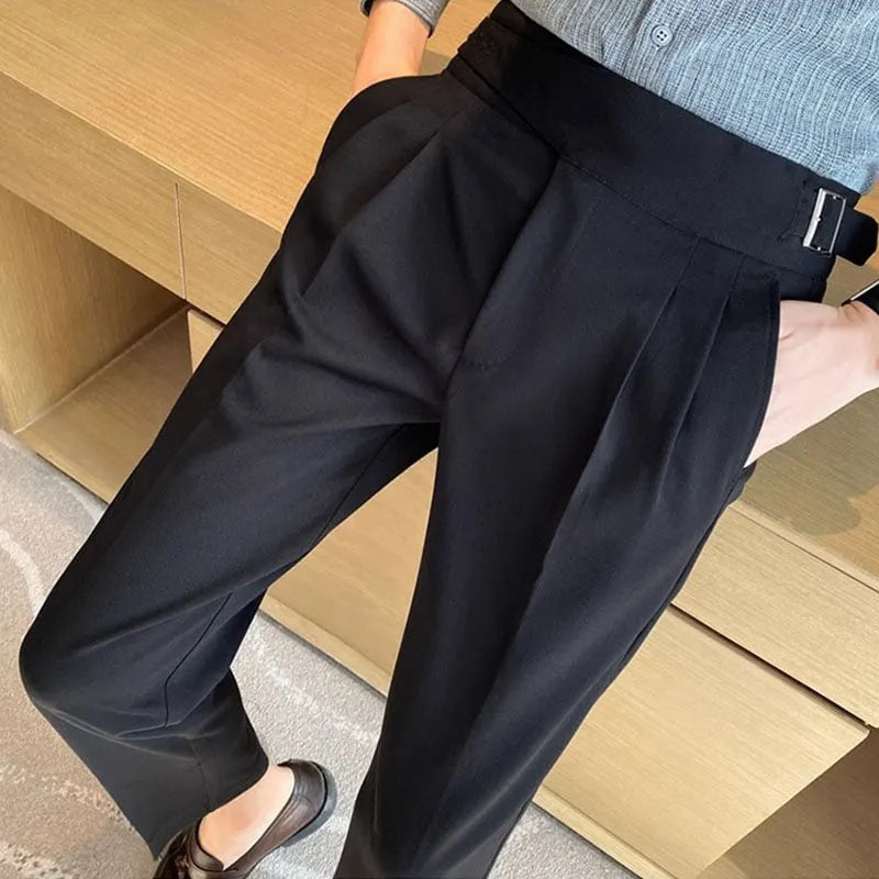 Classic Buckle Trousers (Buy 2 Free Shipping)