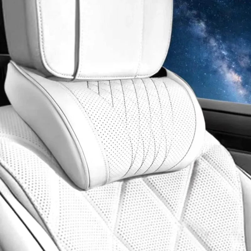 🎉💤 Relieve Driving Fatigue! Universal Memory Foam Car Headrest Neck Pillow, Ergonomic Support Auto Neck Cushion for Long Road Trips