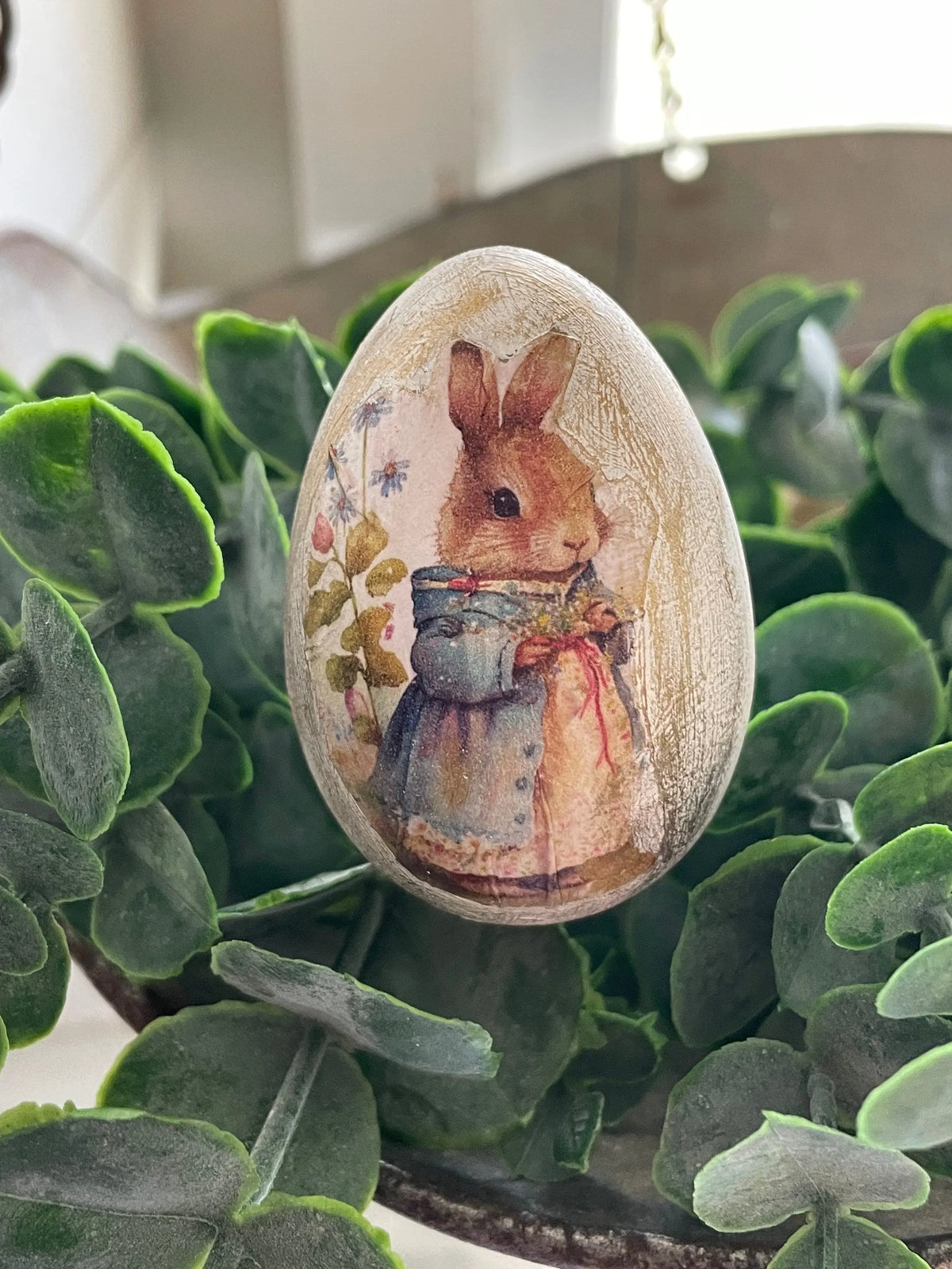 🔥Easter special offer 49% OFF-🥚Hand-Painted Vintage Rabbit Easter Eggs