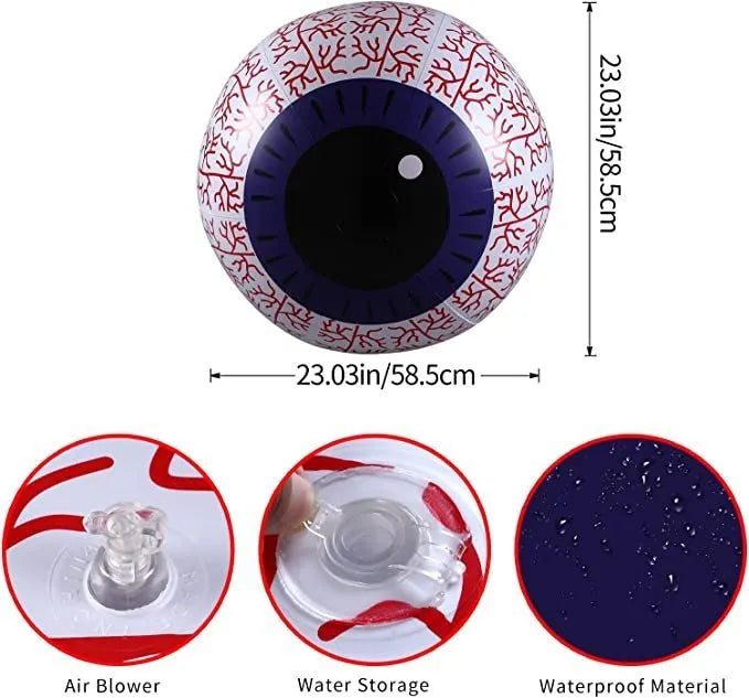 🎈Halloween Inflatable Color Changing LED Ghost Eyeball
