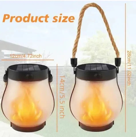 🔥🔥Dancing flame Solar Lantern Outdoor Lights
