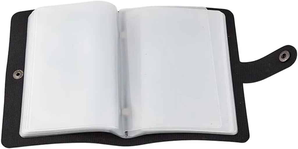 🎉✝️ Catholic Leather Holy Card Holder – Pocket Prayer Card Organizer with Snap Closure