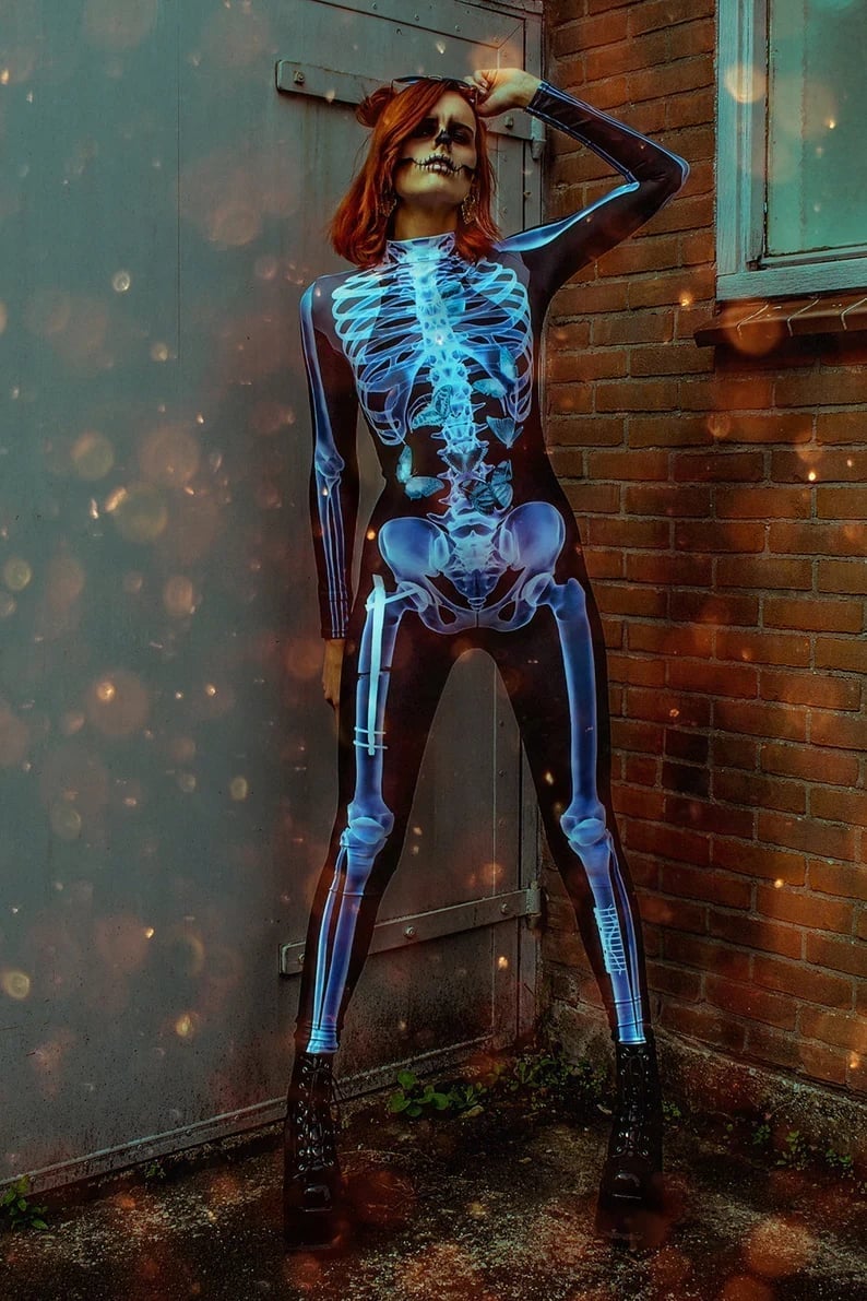 🎃Halloween Sale -Sexy Skeleton Bodysuit