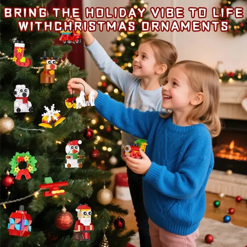 🎉⏳ Limited Stock 49% OFF🎄24-Day Christmas Surprise Building Block Countdown Calendar | 24 Daily Compartments with Surprise Toys for a Fun Screen-Free Holiday Tradition 🎁