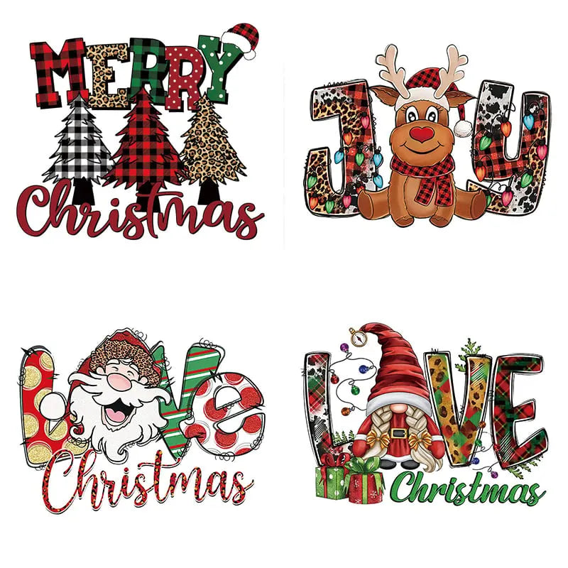 🔥Christmas Sale-49% OFF | 🎄 15PCS Christmas Mystery DTF Transfer Bundle 🎅🔥for T-Shirts, Totes & DIY Gifts