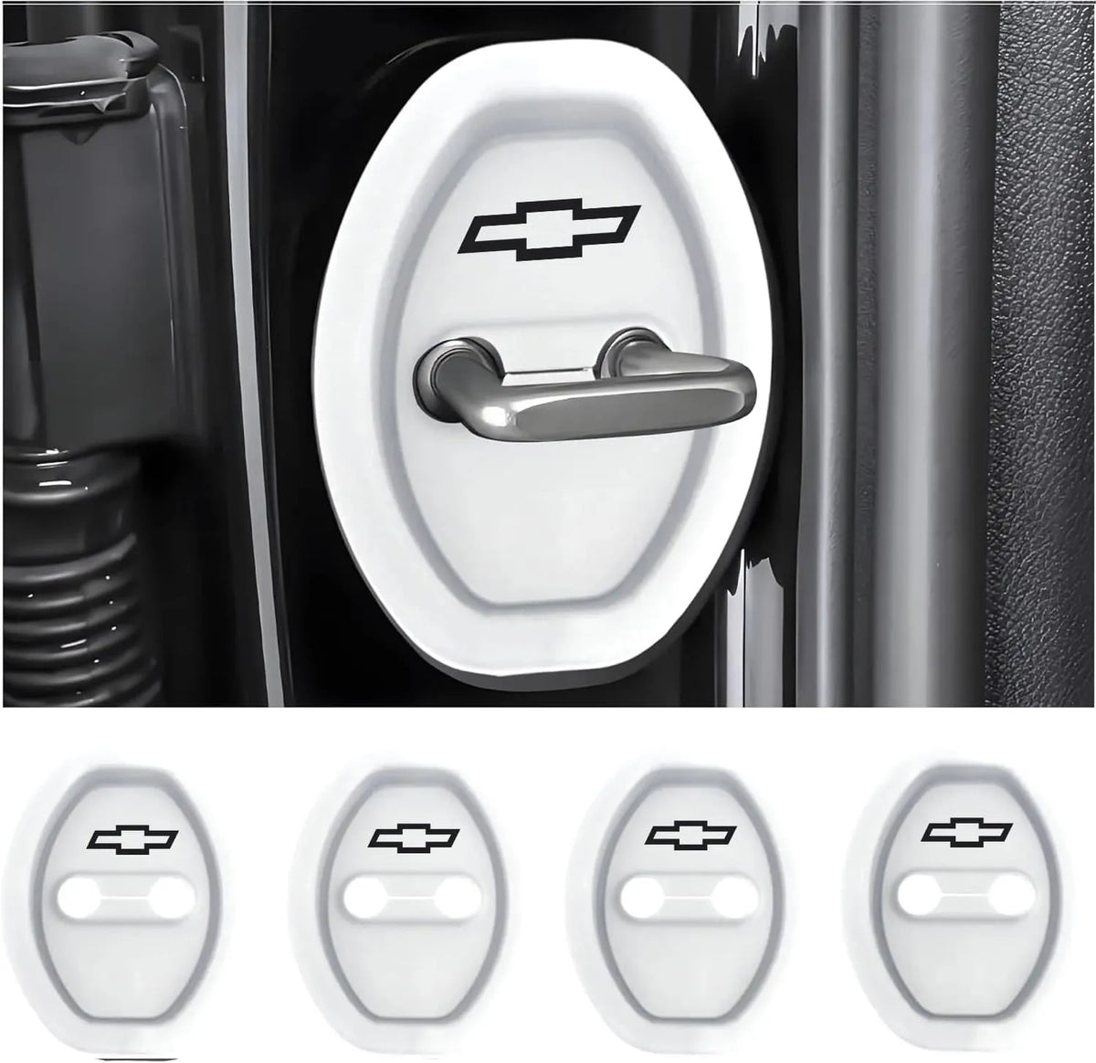 Eptchn Universal Silicone Car Door Covers Protector (4 PACK)