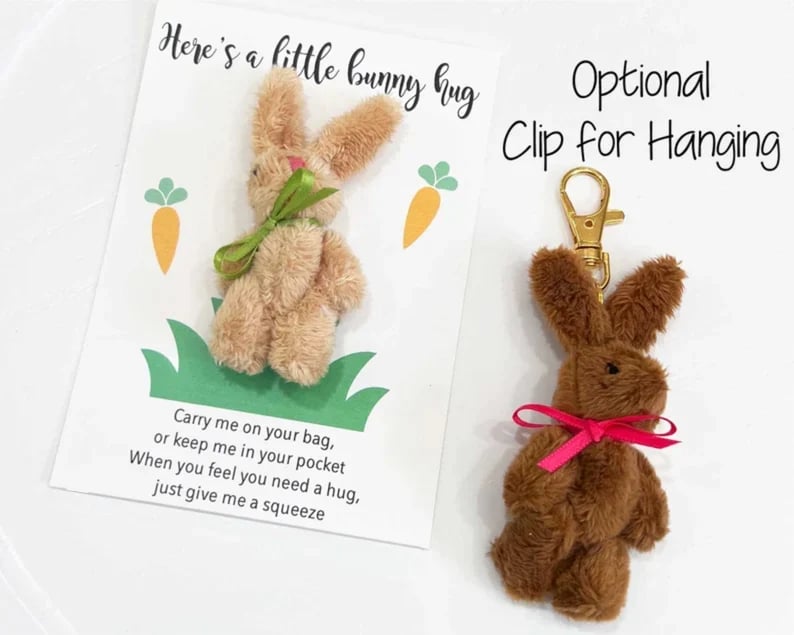 🔥Last Day 50% OFF - 🐰💕Cuddly Bunny Pocket Hug(🎁Buy 2 Get 1 Free)