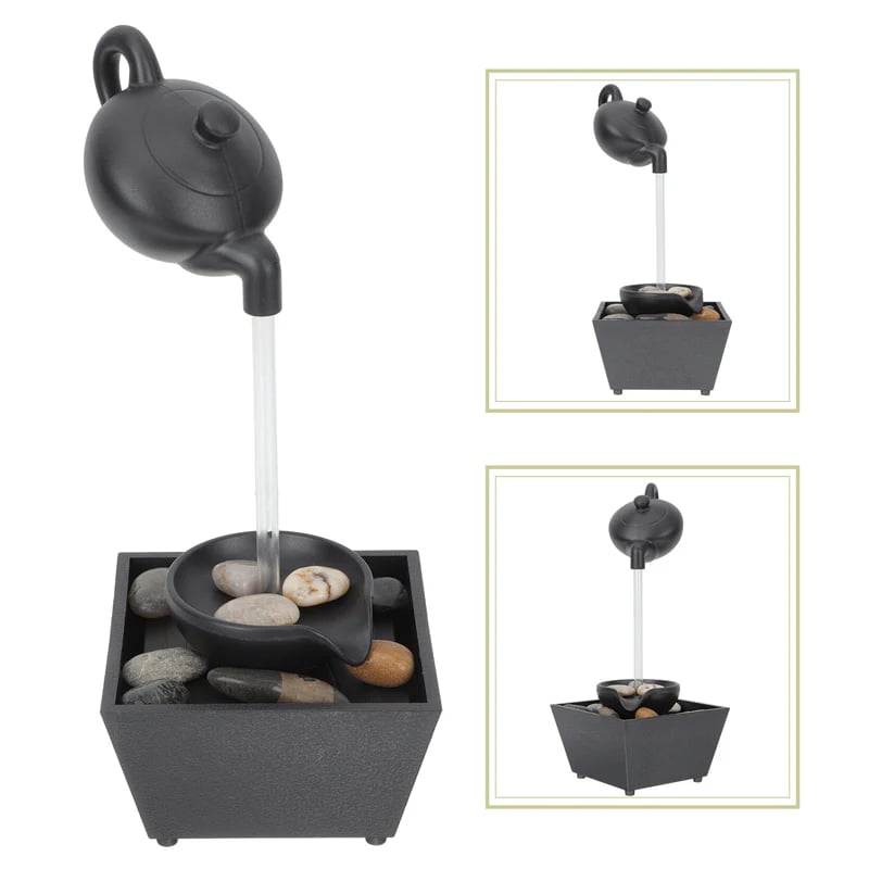 🎉📢📢49% OFF !! ⏰Floating Illusion Teapot Water Fountain Decor
