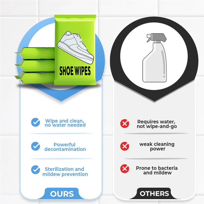 🎉💖Quick-Clean Shoe Wipes