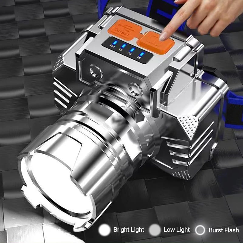 🎉🐟 [Bright Gift: Hot Sale 49% OFF👍 – Limited Time!⏰] Portable Waterproof Smart LED Headlamp – Outdoor Fishing Essential, Motion Sensor, USB Charging. Hands-Free & Reliable! 🔦💧✨