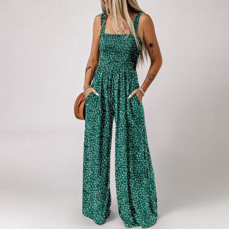 Bohemian Print Sleeveless Jumpsuit (Buy 2 Free Shipping)