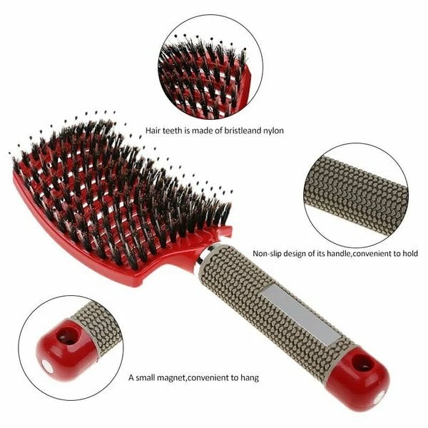 DETANGLER BRISTLE NYLON HAIRBRUSH 🔥BUY 3 GET 1 FREE LAST DAY🔥