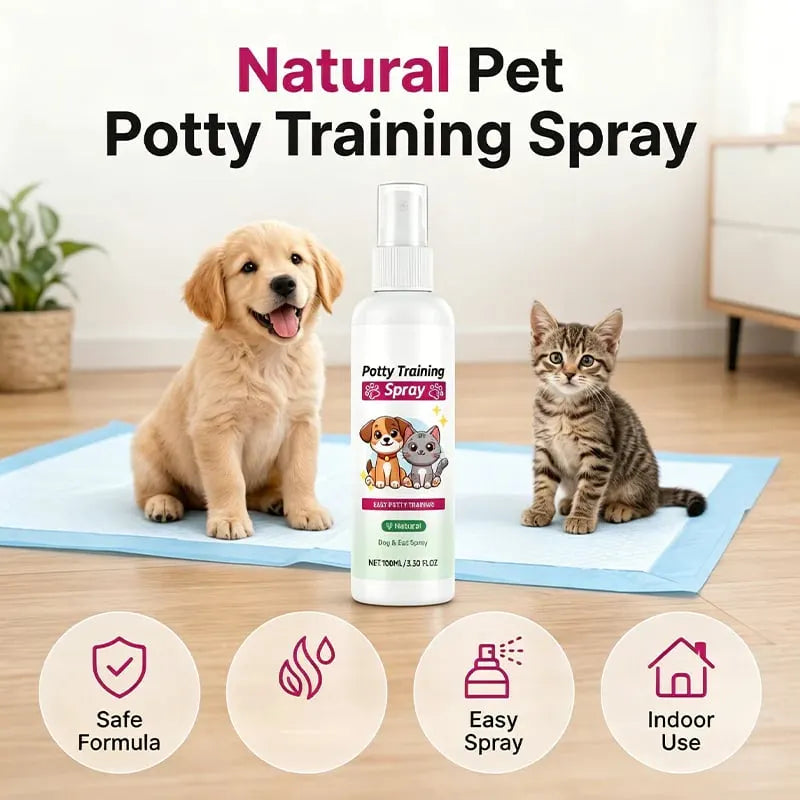 🔥 HOT SALE 🔥Pet Potty Training Spray for Dogs & Cats