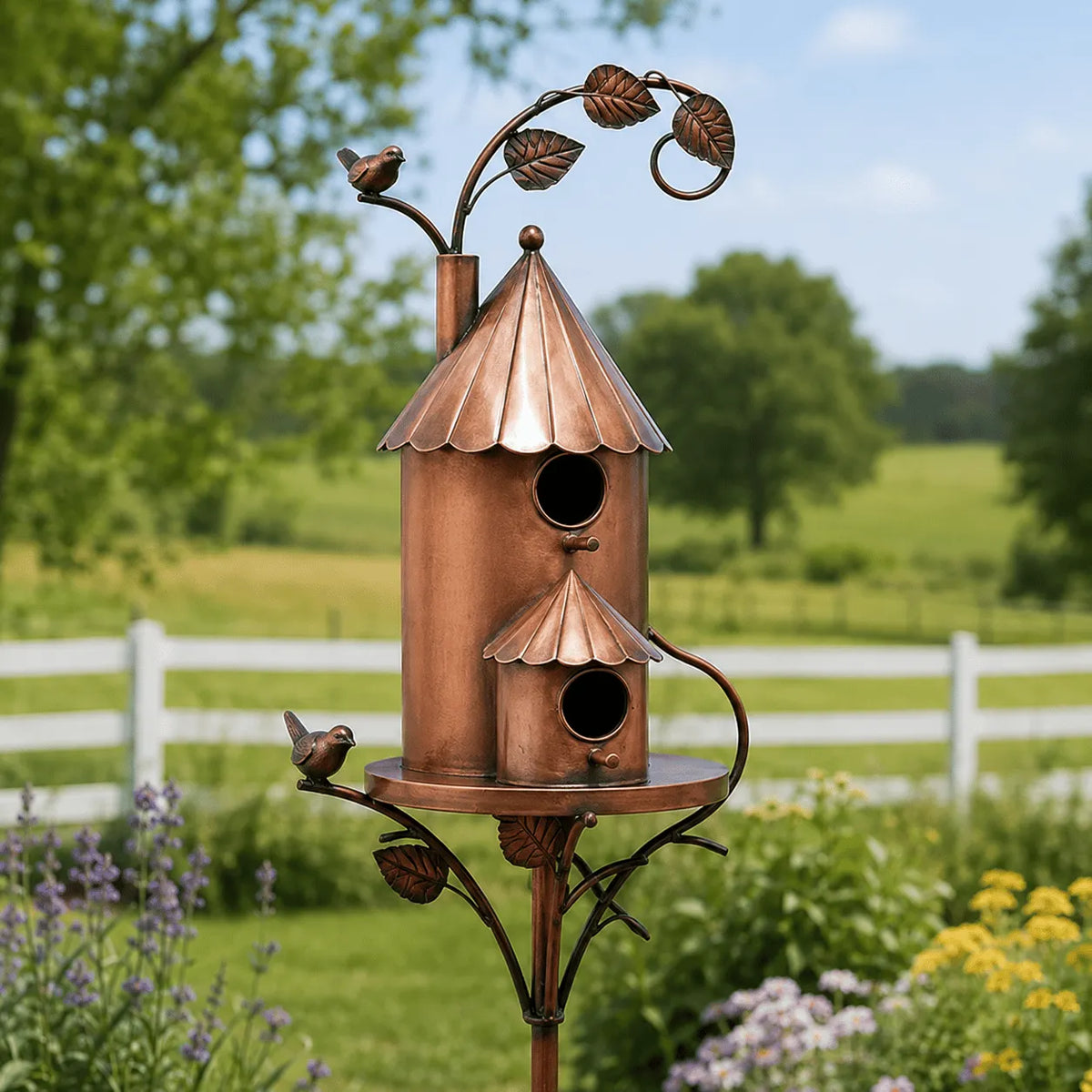 🔥HOT SALE🔥Iron Birdhouse❤🐎 (Handmade by Jordan Maynard®)