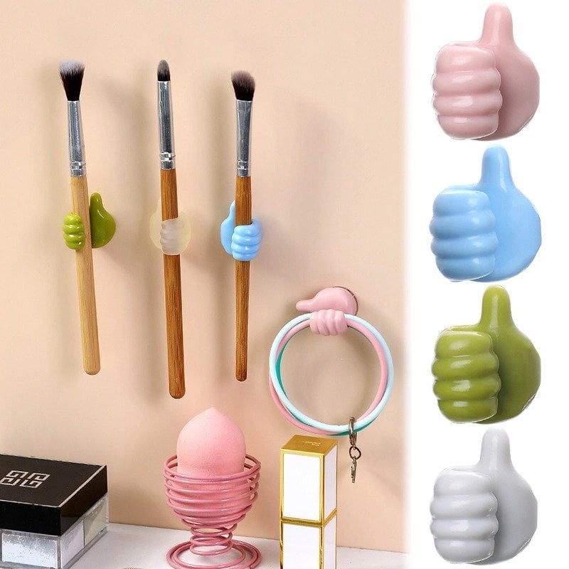 (🔥LAST DAY PROMOTION - SAVE 48% OFF) 10Pcs Creative Thumbs Up Shape Wall Hook