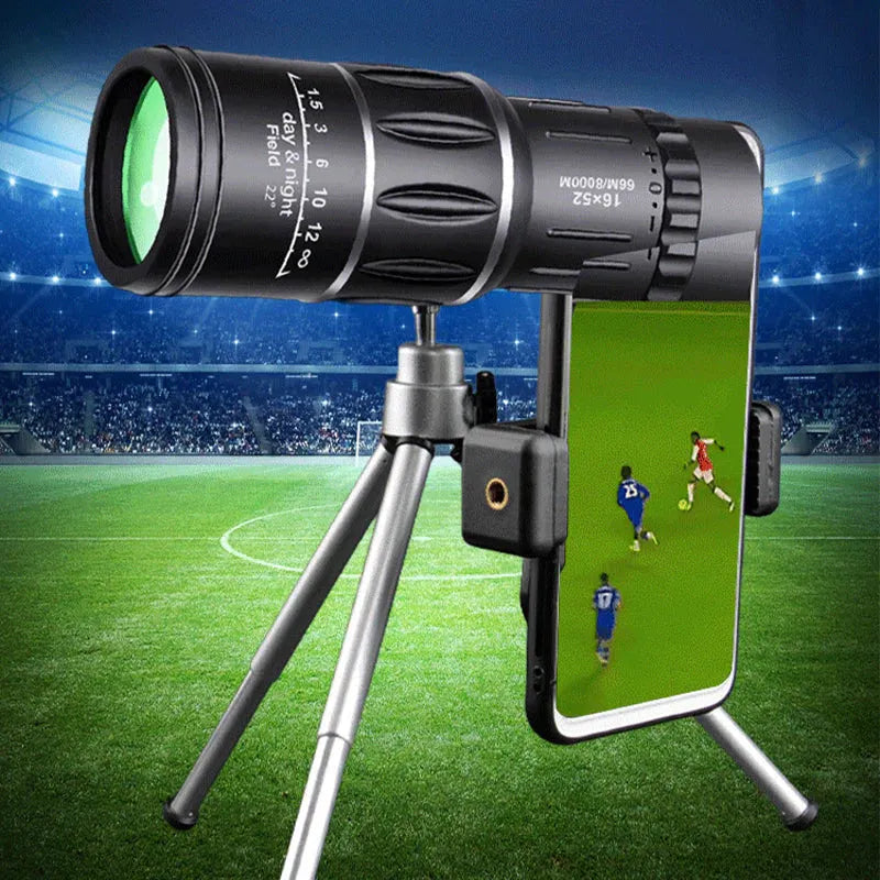✨See the Unseen✨16X52 Monocular bifocal optical zoom telescope🔭