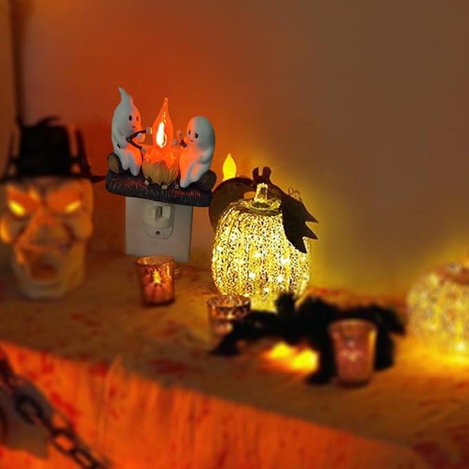 🔥🔥 Hot Selling Now & Ghost Campfire Flickering Nightlight✨🔥👻