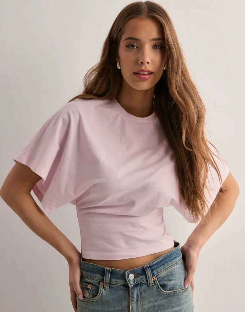 Summer new simple all-in-one solid color loose top
