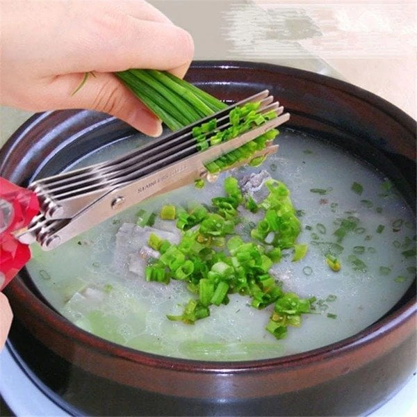 (💕Mother's Day Sale-49% OFF) Multi Blade Herb Scissors,BUY 2 GET 1 FREE ( 3 PCS)