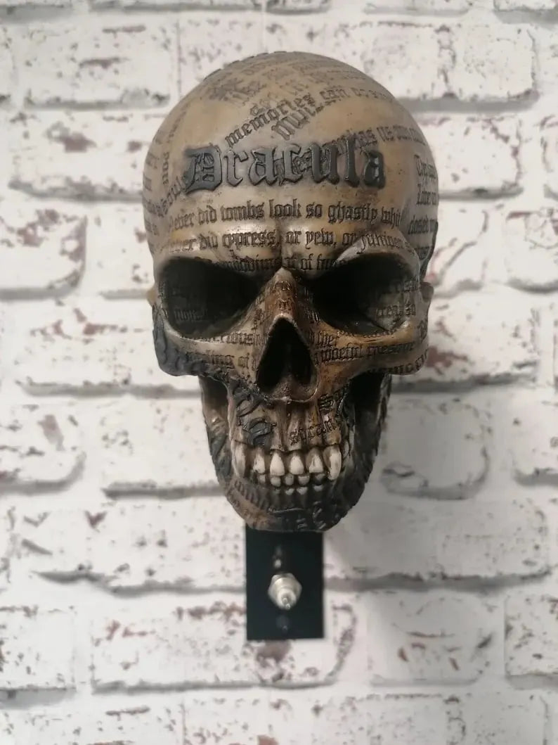 Motorcycle Helmet and Jacket Skull Holder