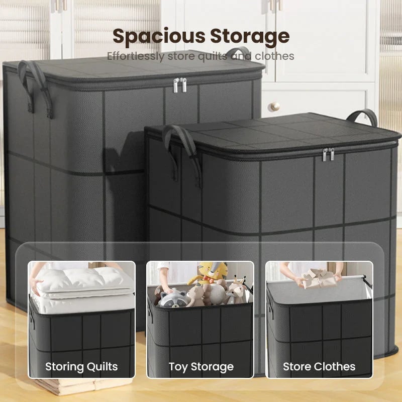 🔥HOT SALE🔥💥49% OFF Factory Clearance –📦Foldable Storage Tote – Waterproof, Dustproof, Big & Portable 🌟