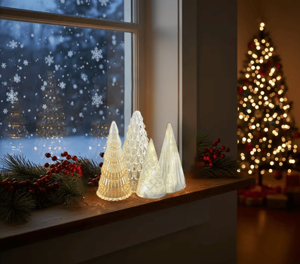 🔥 HOT SALE 🔥BFF Collection Set of 5 Illuminated Trees