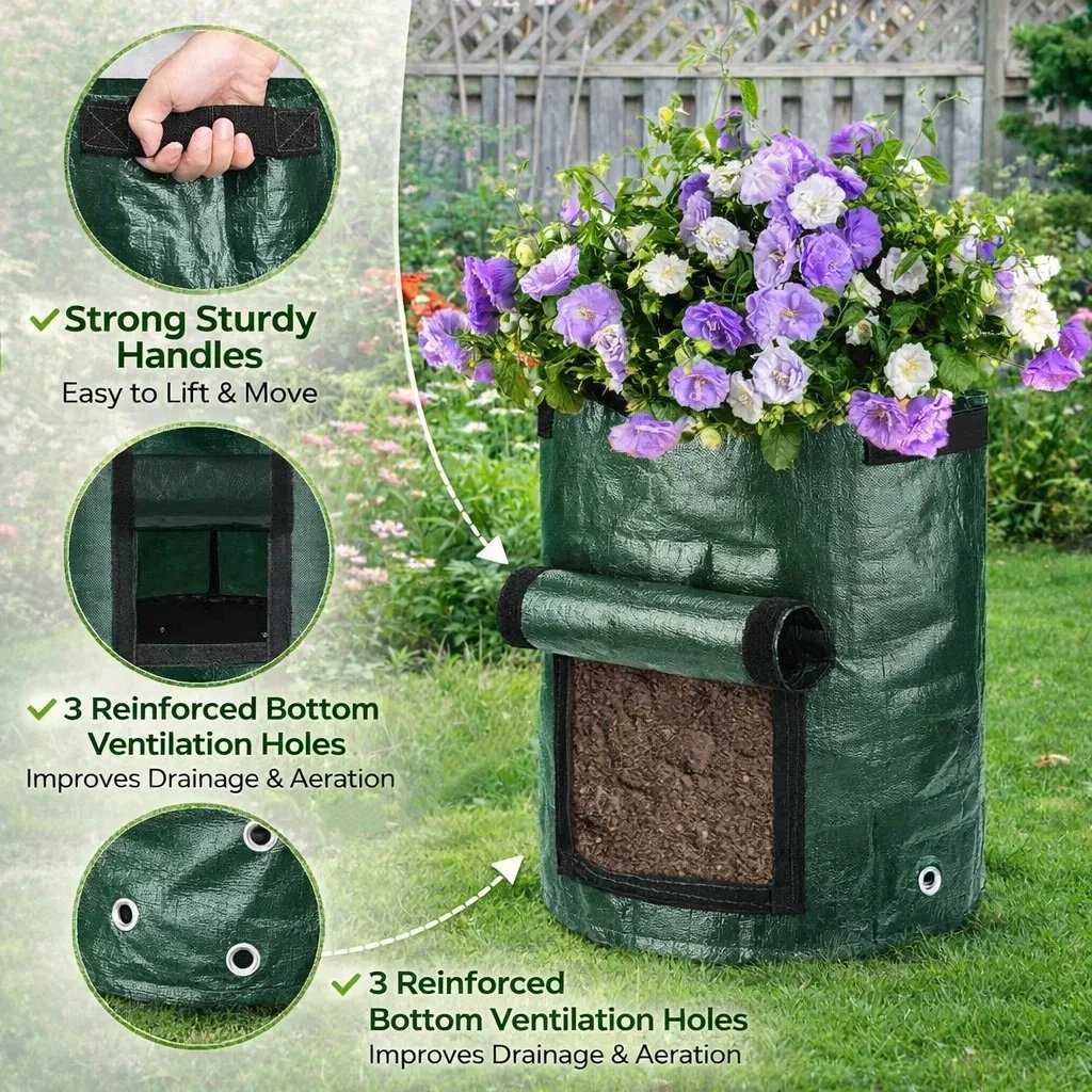 🔥 HOT SALE 🔥Planting Bag with Harvest Window