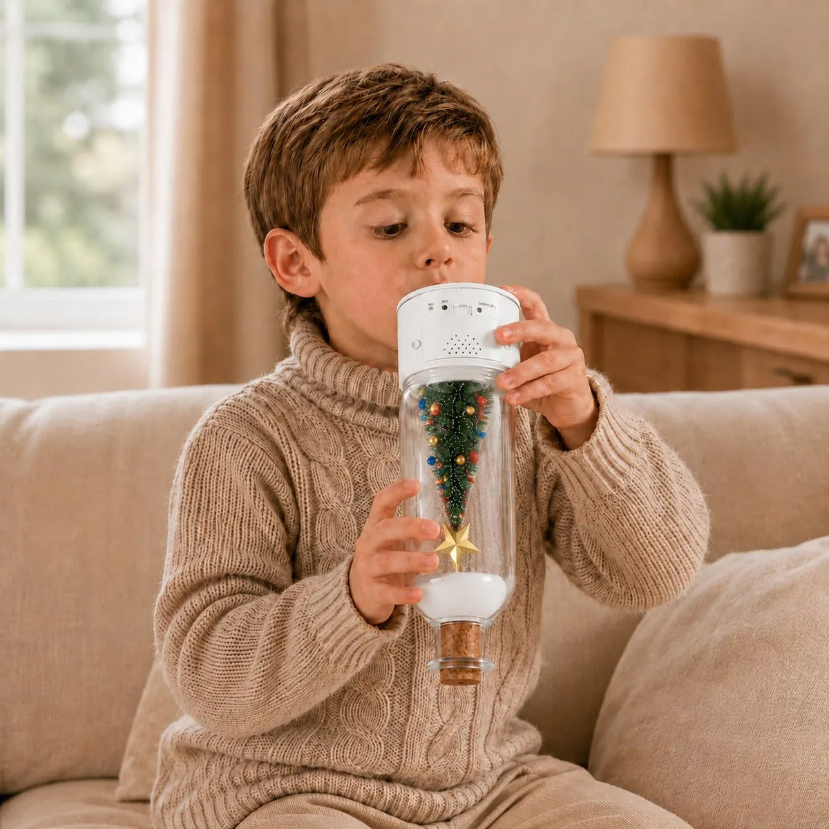 Christmas Tree Message Bottle – A Heartfelt Voice Keepsake Gift for Family & Loved Ones