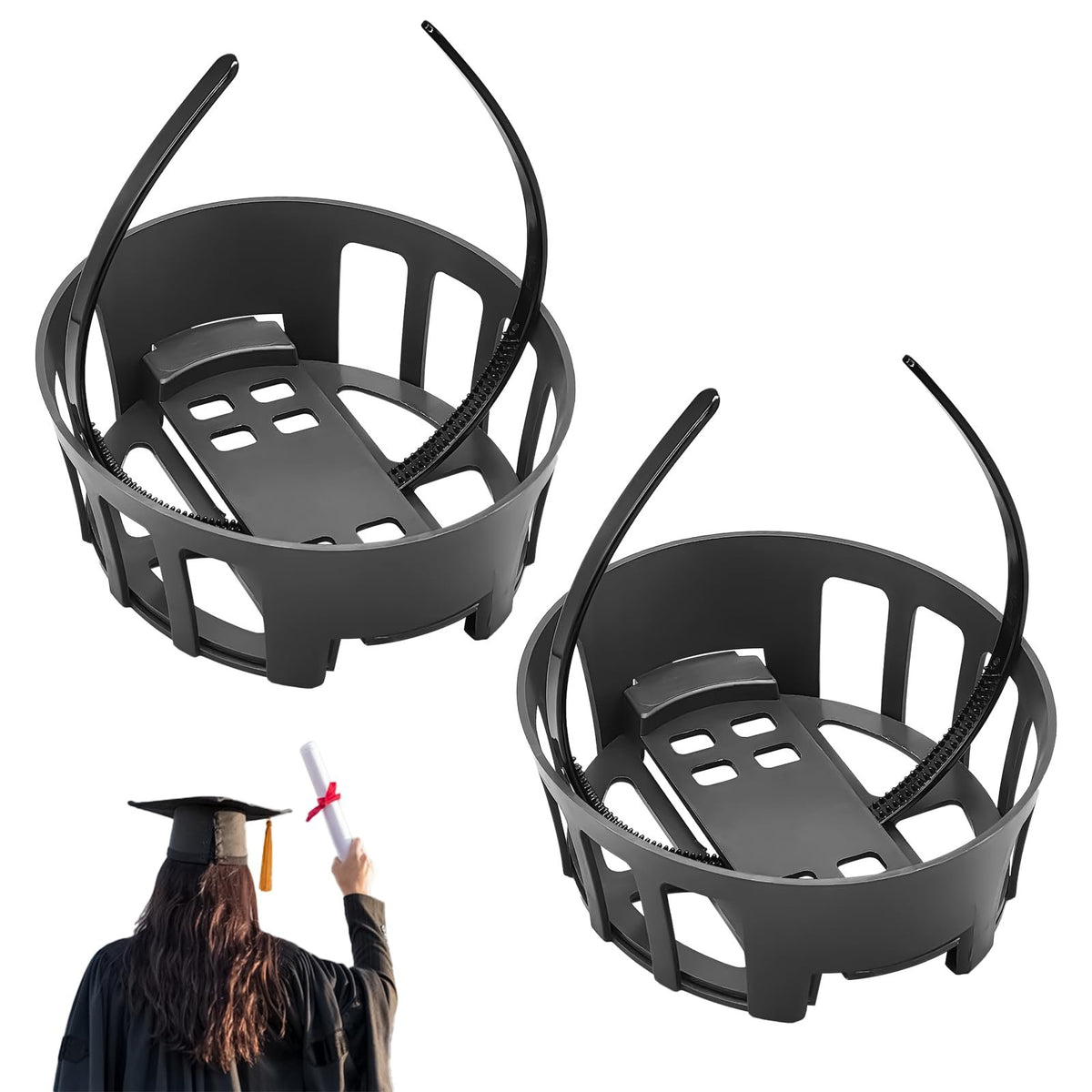 🔥Graduation Season Sale 50% OFF🎓Graduation Cap Headband Secures Your Grad Cap for Graduates Gift