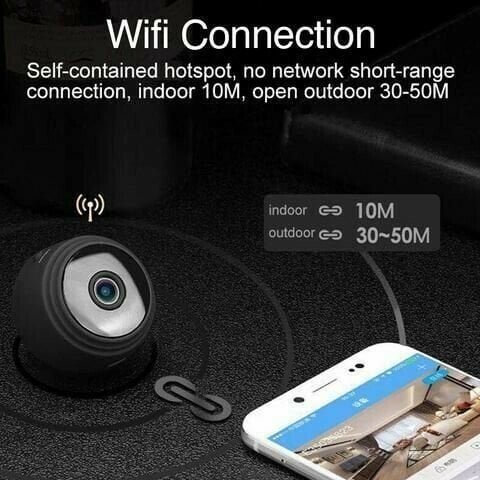 WIRELESS WIFI MAGNETIC CAMERA WITH SENSOR NIGHT VISION