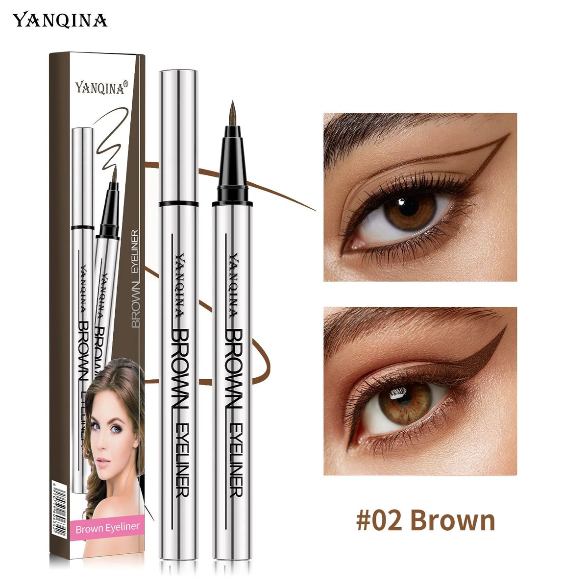🎉Long-lasting Waterproof Eyeliner - Vegan, 24H Smooth & Lightweight Creamy