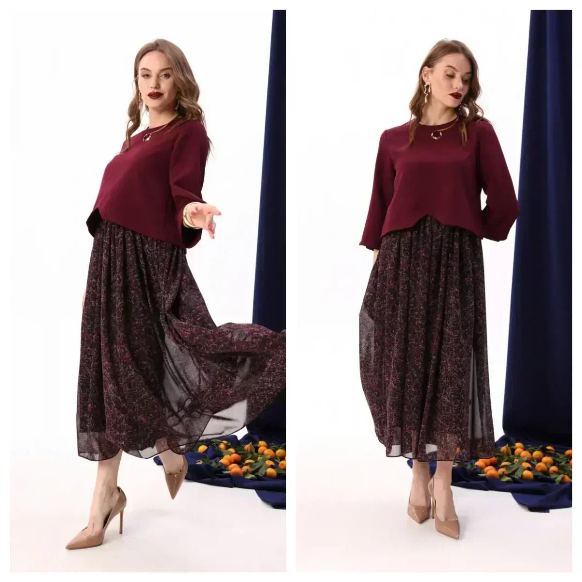💗Skirt set with elegant bust