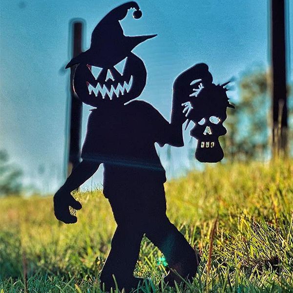 Cute And Unique Ghost Zombies - Halloween Yard Decor Metal Art