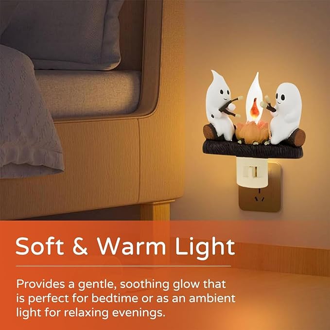 🔥🔥 Hot Selling Now & Ghost Campfire Flickering Nightlight✨🔥👻