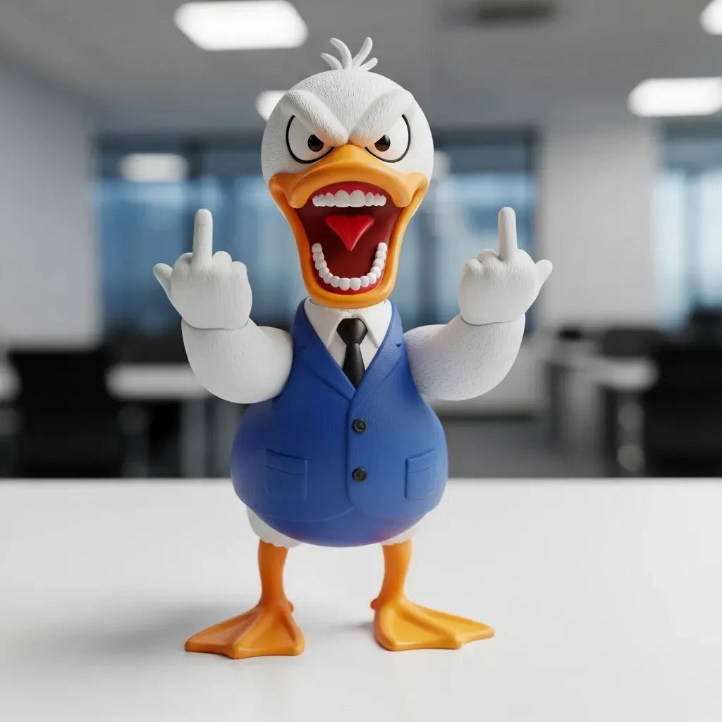 Office Ornament - Middle Finger Animal Decoration